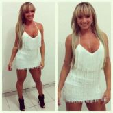 Vestido de franja
